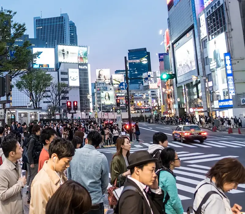 Connessione internet in Giappone con smartphone