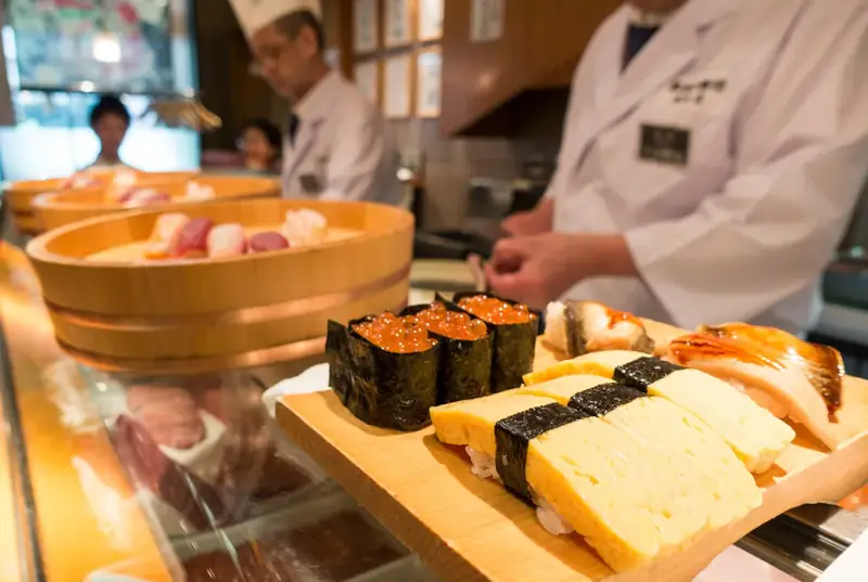 Sushi e cucina tipica giapponese